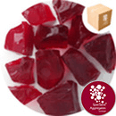 Fire Coals - Red Amber Glass